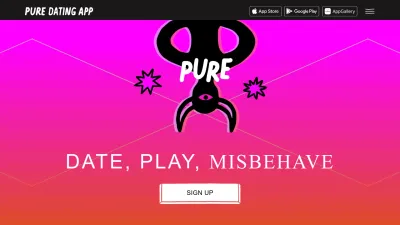 Screenshot preview of pure.app