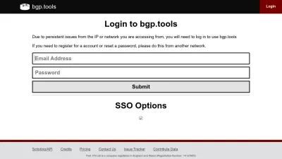Screenshot preview of bgp.tools