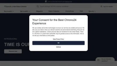 Screenshot preview of chrono24.com