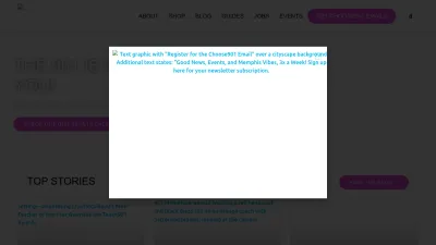 Screenshot preview of choose901.com