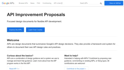Screenshot preview of google.aip.dev