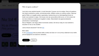 Screenshot preview of odido.nl