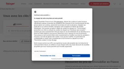 Screenshot preview of seloger.com