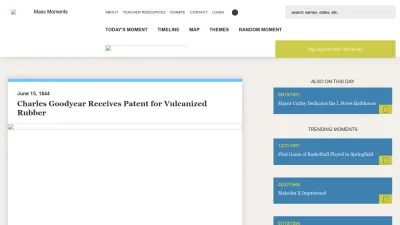 Screenshot preview of massmoments.org