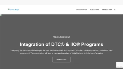 Screenshot preview of iiconsortium.org