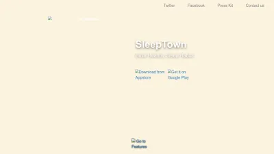 Screenshot preview of sleeptown.seekrtech.com