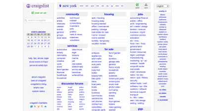 Screenshot preview of newyork.craigslist.org