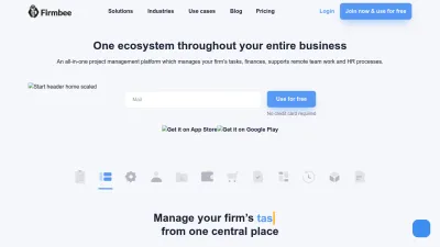 Screenshot preview of firmbee.com