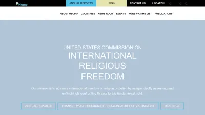 Screenshot preview of uscirf.gov