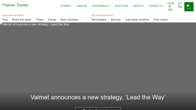 Screenshot preview of valmet.com