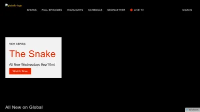Screenshot preview of globaltv.com