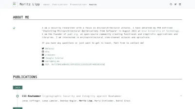 Screenshot preview of mlq.me