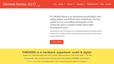 Screenshot preview of micheleborba.com