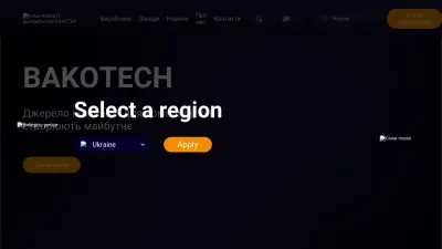 Screenshot preview of bakotech.com
