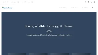 Screenshot preview of pondinformer.com