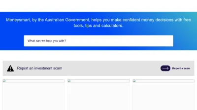 Screenshot preview of moneysmart.gov.au