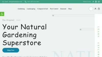 Screenshot preview of planetnatural.com