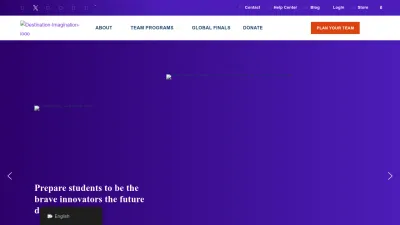 Screenshot preview of destinationimagination.org
