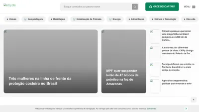 Screenshot preview of ecycle.com.br