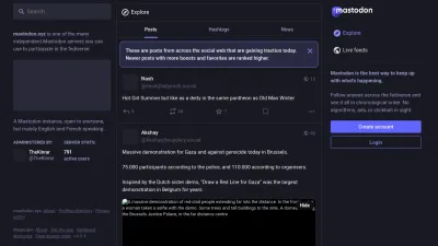 Screenshot preview of mastodon.xyz