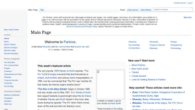 Screenshot preview of fanlore.org