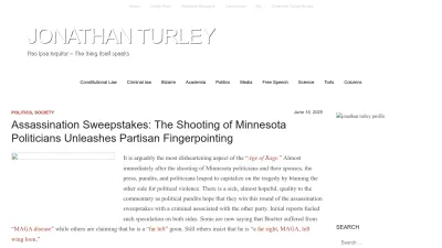 Screenshot preview of jonathanturley.org