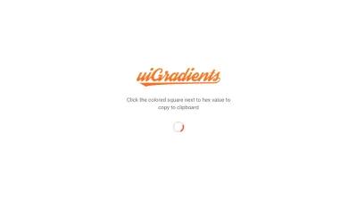 Screenshot preview of uigradients.com
