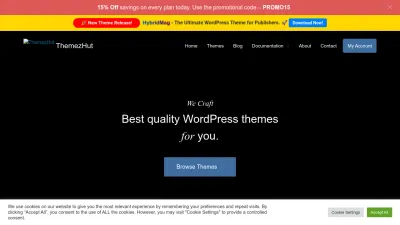 Screenshot preview of themezhut.com