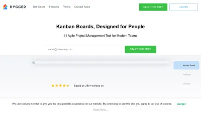 Screenshot preview of hygger.io