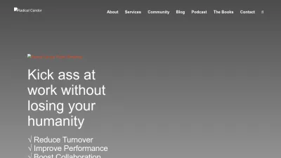 Screenshot preview of radicalcandor.com
