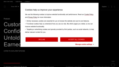 Screenshot preview of netpromotersystem.com