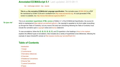 Screenshot preview of es5.github.io