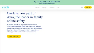 Screenshot preview of meetcircle.com