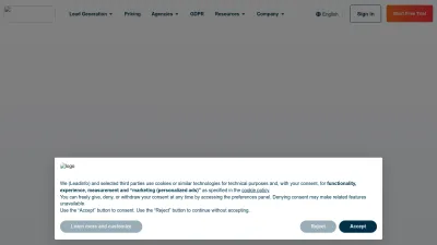 Screenshot preview of leadinfo.com