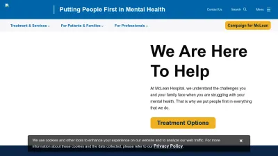 Screenshot preview of mcleanhospital.org