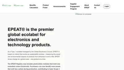 Screenshot preview of epeat.net