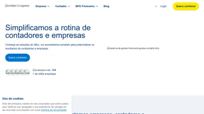 Screenshot preview of nibo.com.br