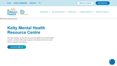 Screenshot preview of keltymentalhealth.ca