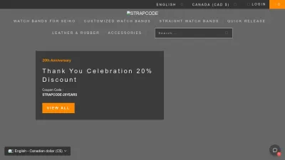 Screenshot preview of strapcode.com