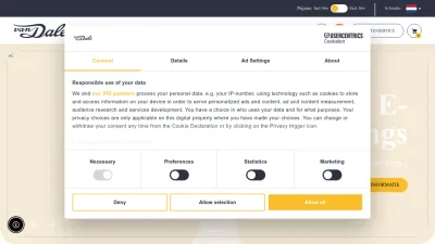 Screenshot preview of vandale.nl
