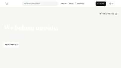 Screenshot preview of theoutbound.com