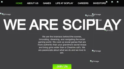 Screenshot preview of sciplay.com