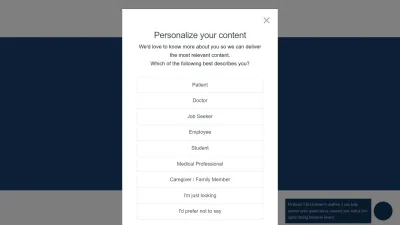 Screenshot preview of ochsner.org