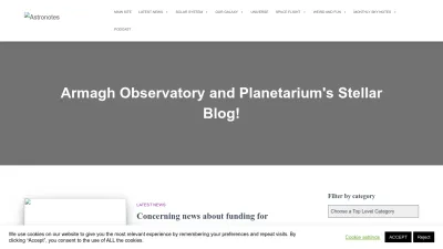 Screenshot preview of armaghplanet.com