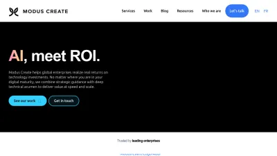 Screenshot preview of moduscreate.com