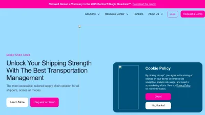 Screenshot preview of shipwell.com