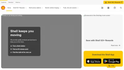 Screenshot preview of shell.co.uk