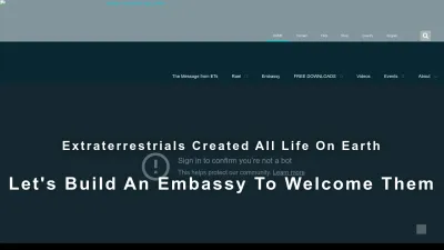 Screenshot preview of rael.org