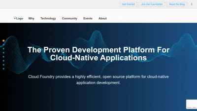 Screenshot preview of cloudfoundry.org