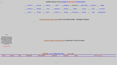 Screenshot preview of diggerhistory.info